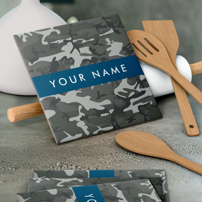 Padrão de Camuflagem Cinza, Seu nome, Personalizar (Criador carregado)