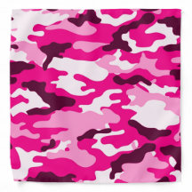 Padrão de camuflagem rosa Bandana