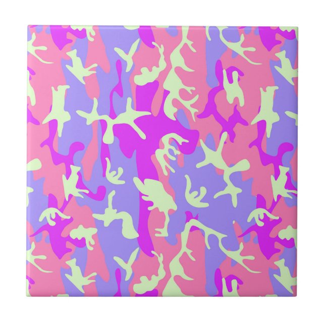 Padrão de camuflagem rosa fofo (Frente)