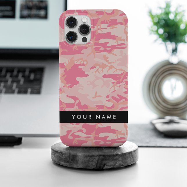 Padrão de Camuflagem Rosa, Seu nome, Personalize (Criador carregado)