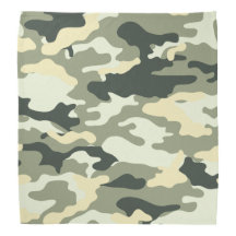 Padrão de Camuflagem Verde Claro Bandana