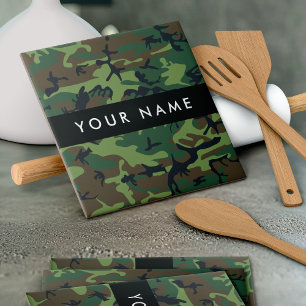 Padrão de Camuflagem Verde, Seu nome, Personalizar