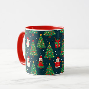 Padrão de Caneca de Natal