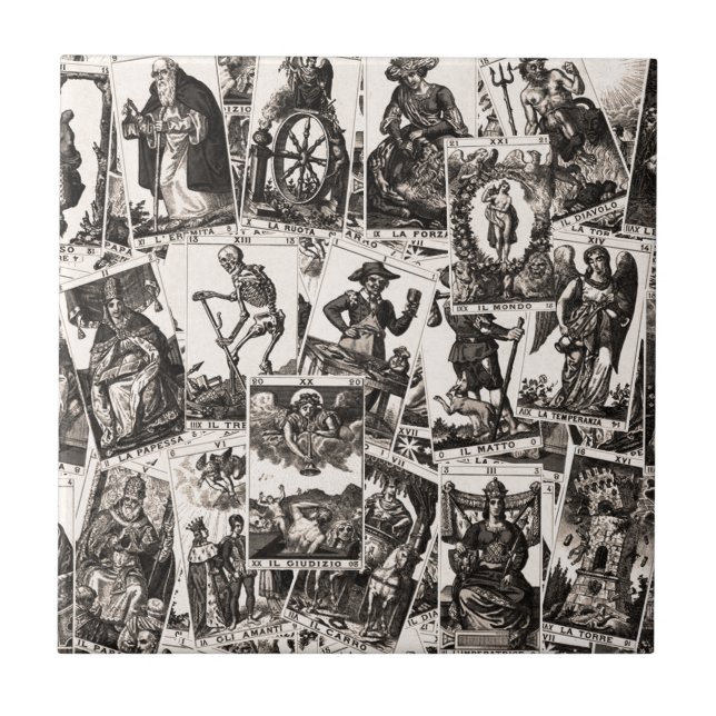 Padrão de cartões de tarô (Frente)