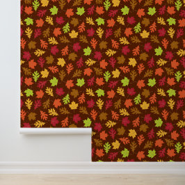 Padrão de Cartoon das Folhas de outono