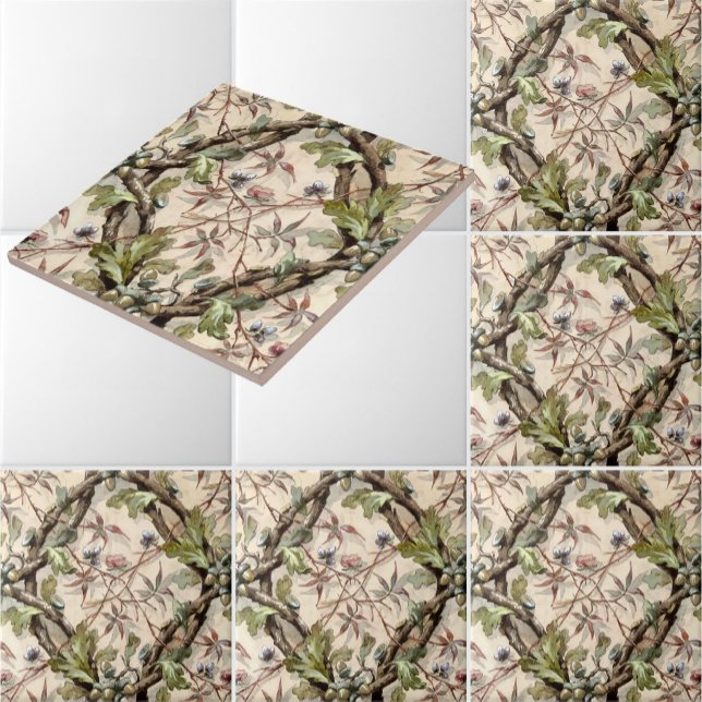 Padrão De Carvalho E Bolota Vintage (Criador carregado)