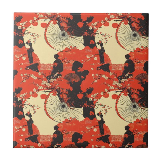 Padrão de Casal de Kimono Romântico Sakura (5) (Frente)