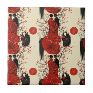 Padrão de Casal Kimono Romântico Sakura (4)