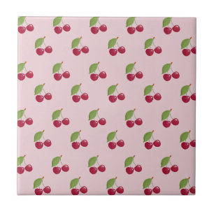 Padrão de Cereja Rosa Fofo