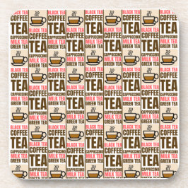 PADRÃO DE CHÁ, porta copos de plástico Duro