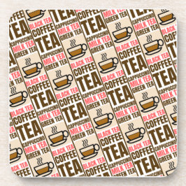 PADRÃO DE CHÁ, porta copos de plástico Duro