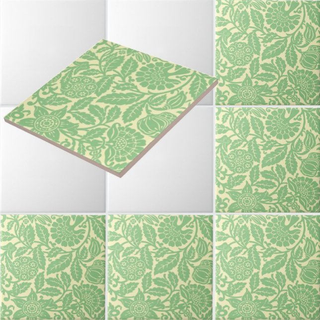 Padrão de Chintz Floral e Romã da Era Vitoriana (Criador carregado)