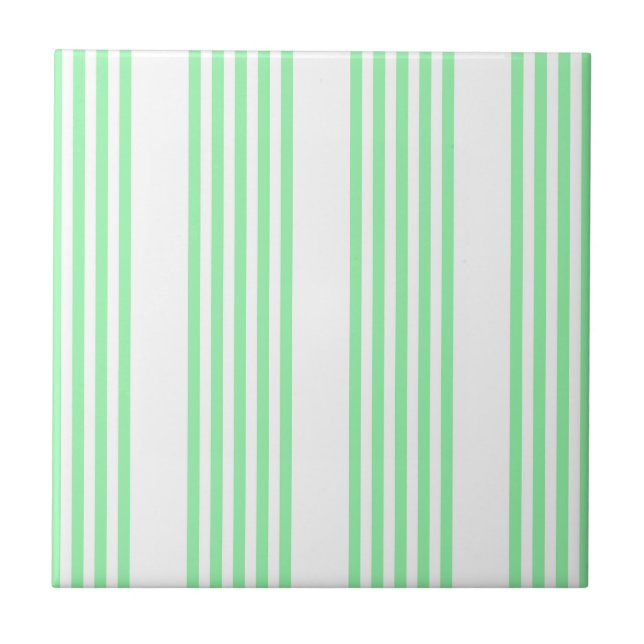 Padrão de cinco faixas verde e branco (Frente)