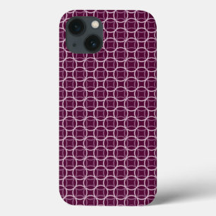 Padrão de Círculo Moderno Rosa e Roxo