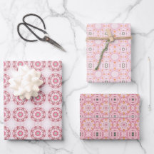 Padrão de Círculo Otagonal Geométrico de Abstrato 