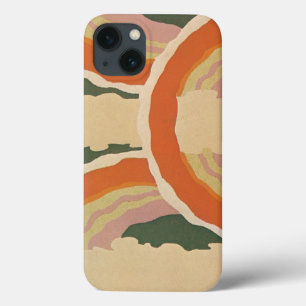 Padrão de Círculos de Jazz Art Déco Retro Nuvens A