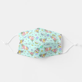 Padrão de cobaia de cobaia de unicórnio Kawaii em