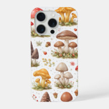 Padrão de Cogumelo Caprichoso – Botânica Vintage