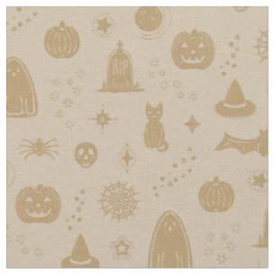 Padrão de Coisas Assustadoras - Tecido Dove + Fawn
