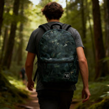 Padrão de Coletor Verde Escuro Abstrato Elegante