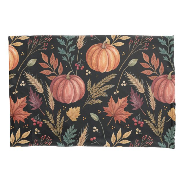 Padrão de Colheita de Outono de Aquarela (Frente)