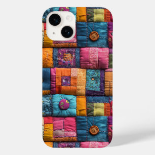 Padrão de Colisão de Patchwork Whimsical: Design c