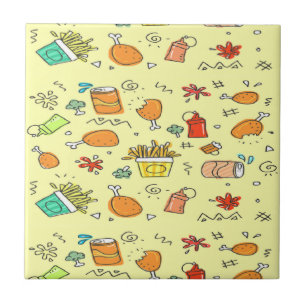 Padrão de comida e bebida