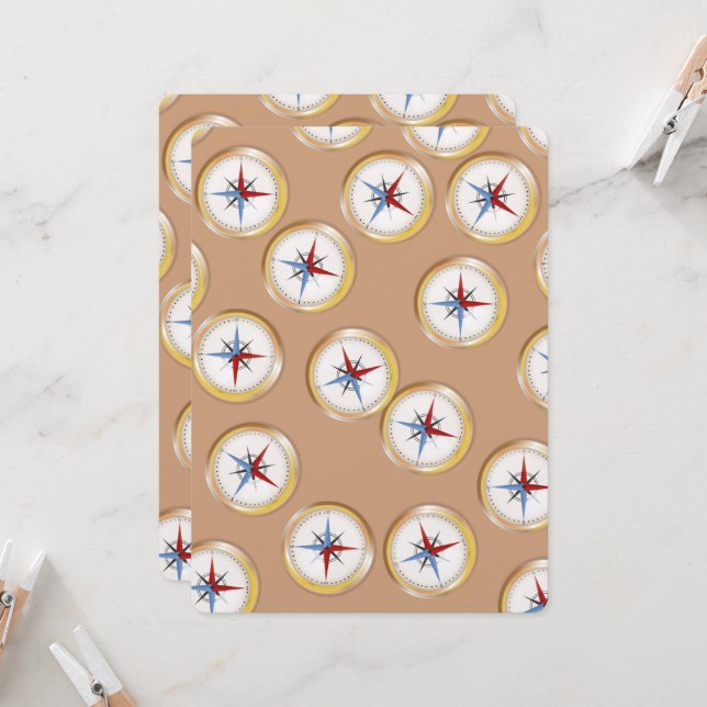 Padrão de Compass Magnético (Frente/Verso In Situ)