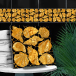 Padrão de conchas - ouro e preto<br><div class="desc">Padrão de conchas - ouro e preto</div>