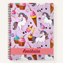 Padrão de Cone do Sorvete Unicorn