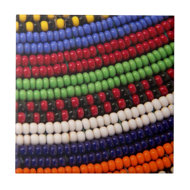 Padrão de Contas Tribais Massai (Frente)