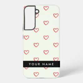 Padrão de Coração Vermelho, Amor, Seu Nome, Person