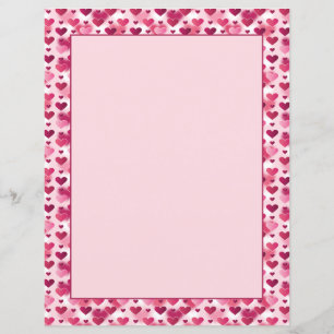 Padrão De Corações Rosa