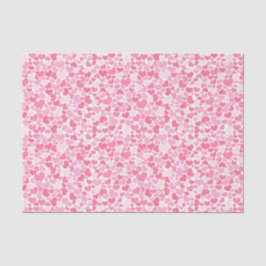 Padrão de Corações Rosa - Papel Tecido de 10 lb, B