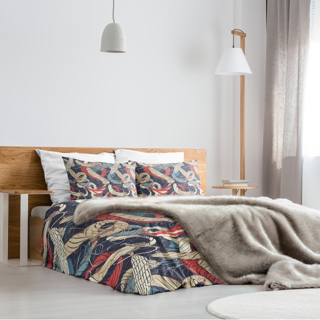 Padrão de Corda Náutica Vermelha Azul (Criador carregado)