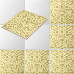 Padrão de Cores Personalizáveis Floral Boho Vintag