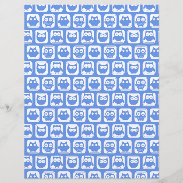 Padrão de Coruja Azul (Frente)