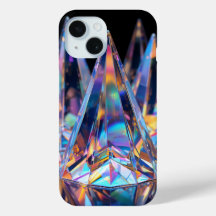 "Padrão de Cristal Holográfico Capinha para iPhone