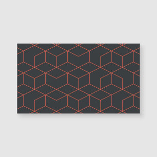 Padrão de cubo vibrante, retrô, simples, legal e d