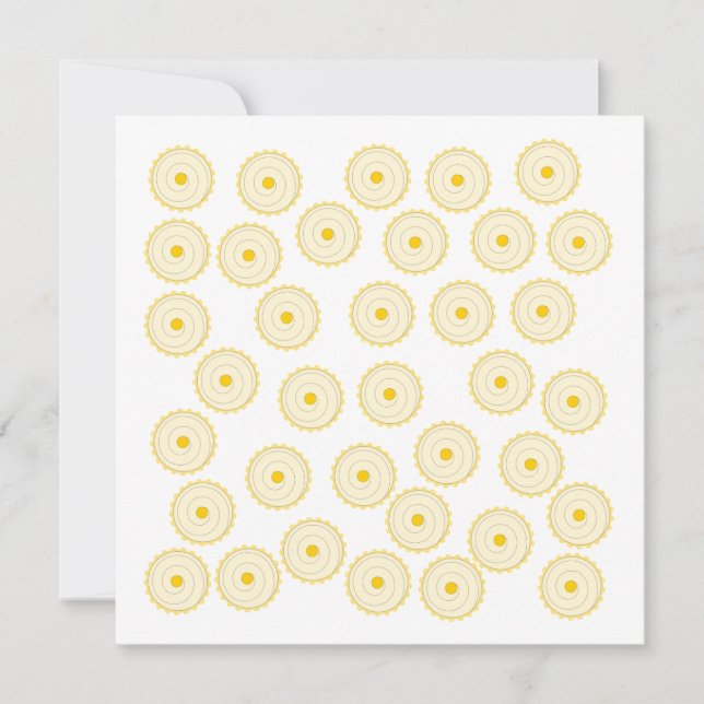 Padrão de Cupcake amarelo. (Frente)