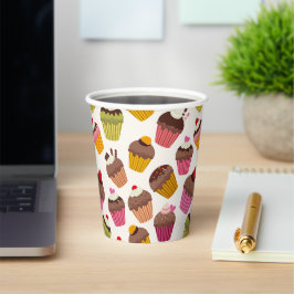 Padrão de cupcake, Padrão de Muffin, Chocolate, Co