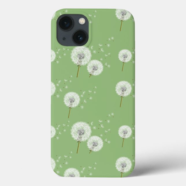 Padrão de Dandelion em Informações Verdes (Verso)