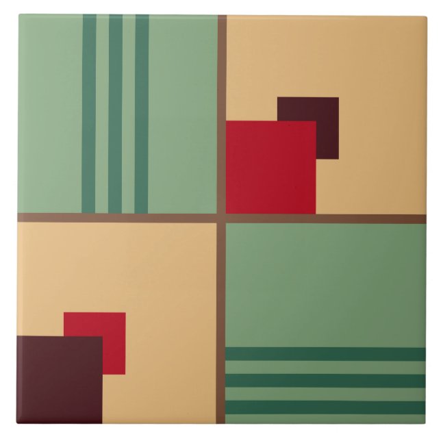 Padrão de Deco de Arte do Vintage nos anos 30 (Frente)