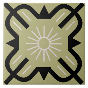 Padrão de Deco de Arte Sunny