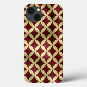 padrão de descascamento metálico dourado burgundy