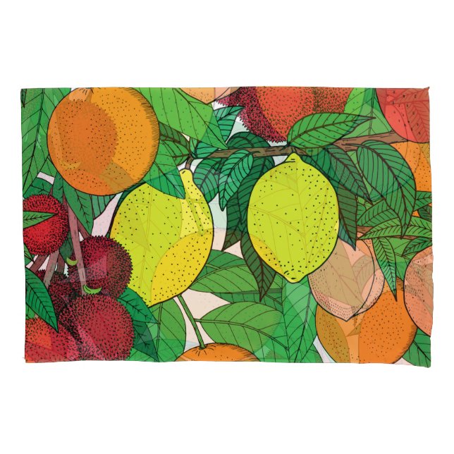 Padrão de desenho desenhado na mão da fruta (Frente)