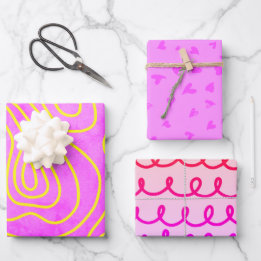 Padrão de desenho feminino cor-de-rosa