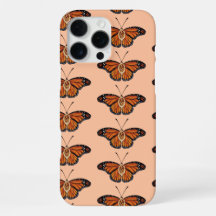 Padrão de Design de Borboleta Monarca Citrino de N