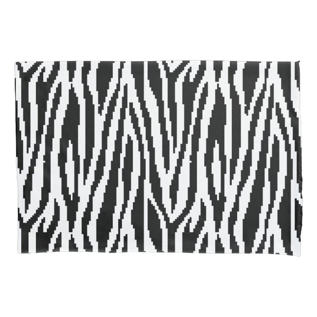Padrão de Design de impressão de pixel zebra de 8  (Frente)