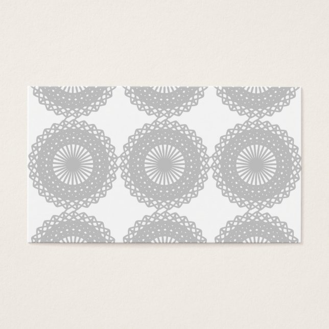 Padrão de Design de rendas cinza da . (Frente)